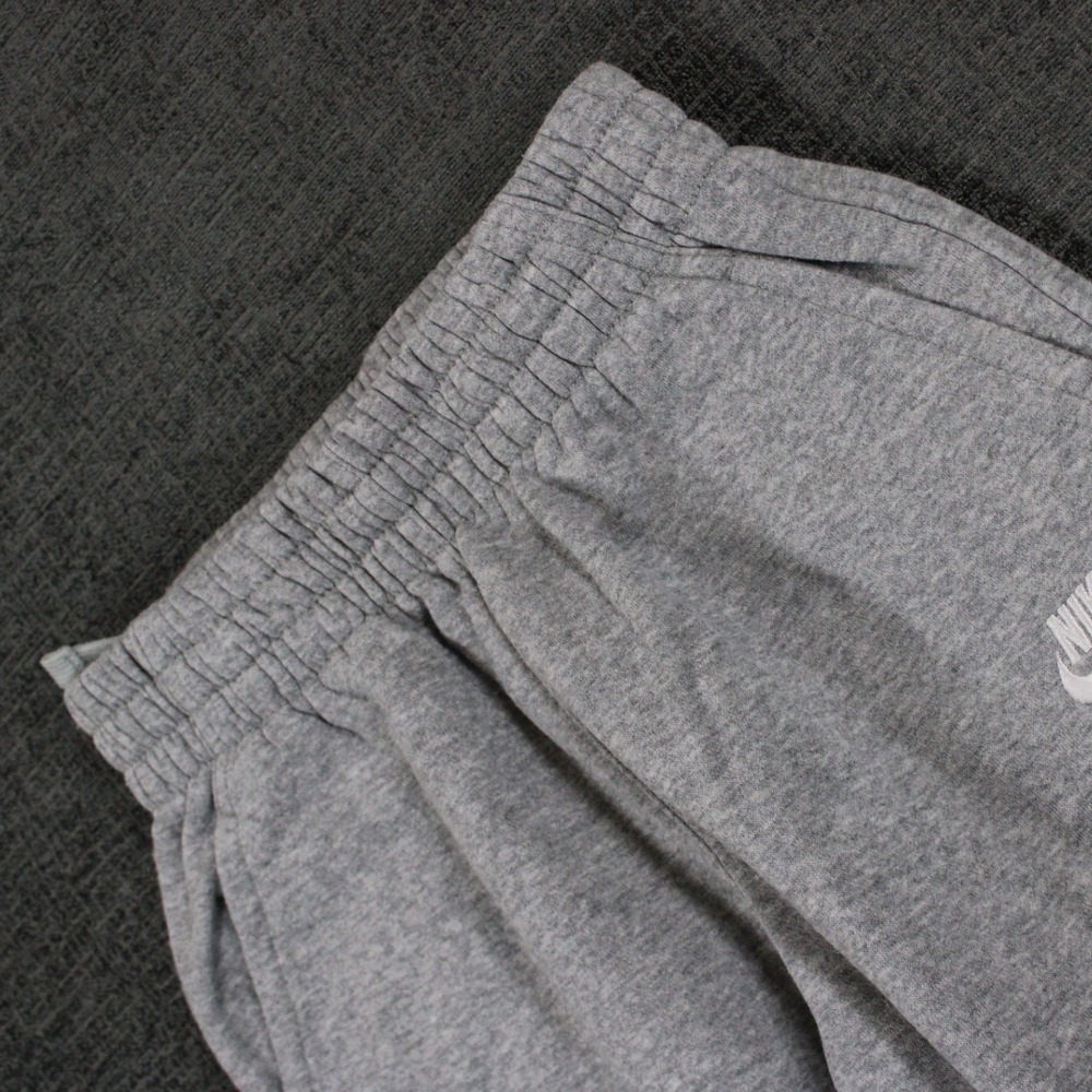Nike Sportswear Club Fleece Joggers Heather Gray Sweatpants Boys Medium